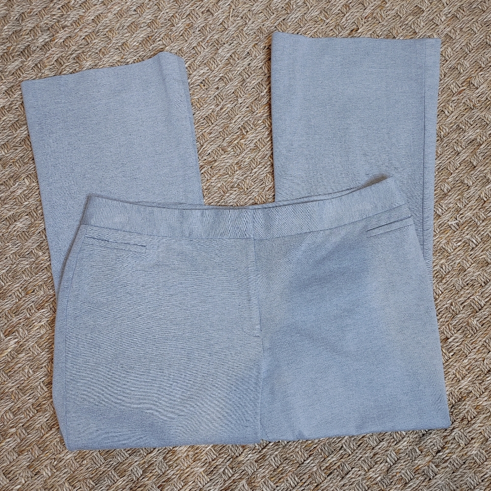 Calvin Klein Women's Slim Front Pant, Gray 14 - Picture 6 of 15